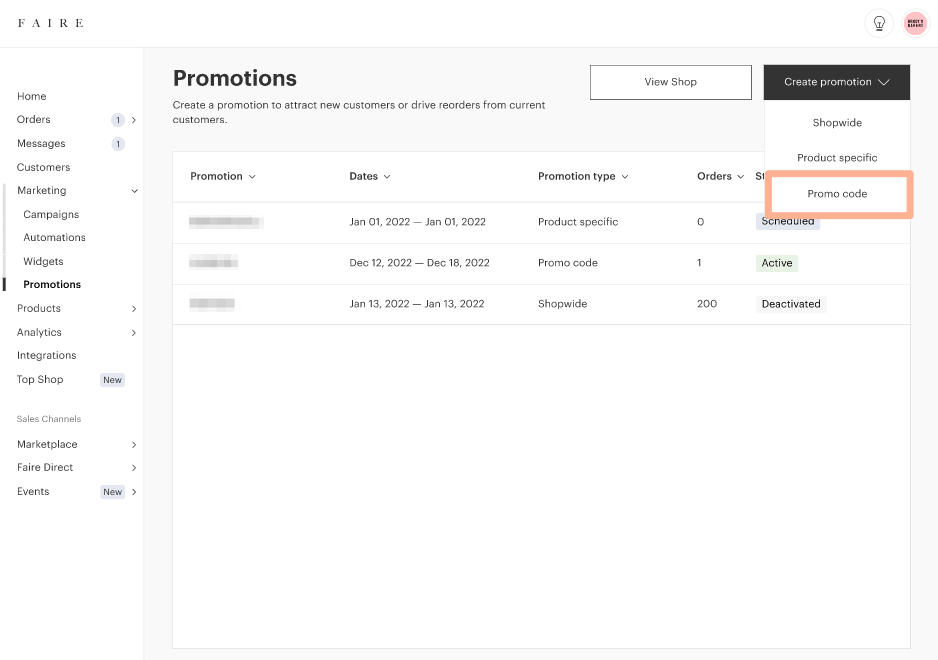 Faire — Help Center